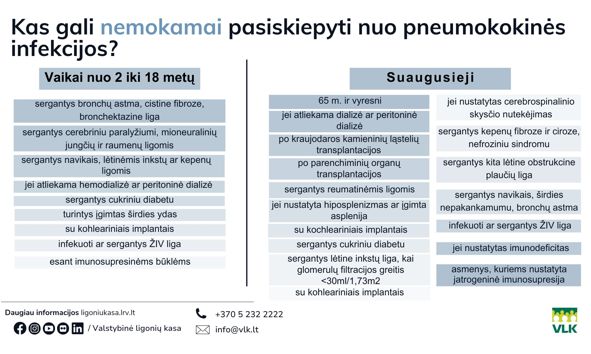 Nemokamas skiepas nuo pavojingos infekcijos – dar platesniam gyventojų ratui: kodėl vis dar per mažai apie jį žinome?