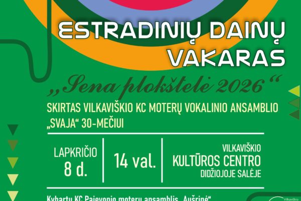Estradinių dainų vakaras