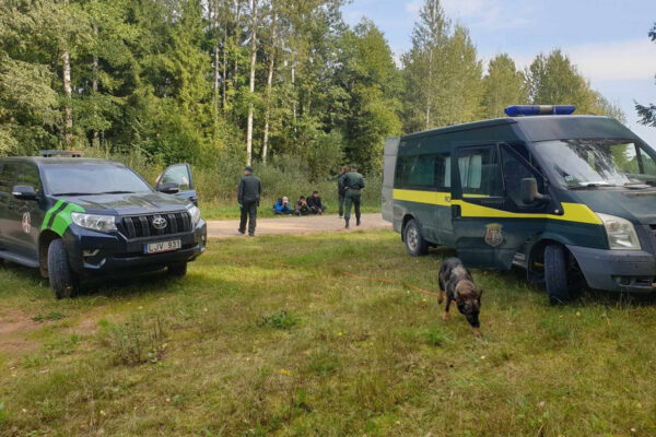 Kolegoms latviams talkinę pasieniečiai įgijo naujos patirties